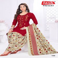 Jash Anupama Vol-1 Wholesale Neck Embroidery Cotton Dress Material