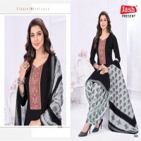 Jash Anupama Vol-1 Wholesale Neck Embroidery Cotton Dress Material
