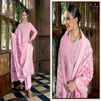 Alok Classic Touch Vol-12 Wholesale Pure Zam Cotton Dyed With Diamond Work Dress Material