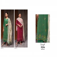 GANGA MYLA S1851 ADORABLE EMBROIDERY WORK SALWAR KAMEEZ MATERIALS