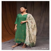 GANGA MYLA S1851 ADORABLE EMBROIDERY WORK SALWAR KAMEEZ MATERIALS