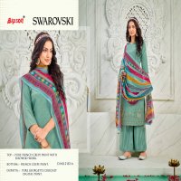 BIPSON SWAROVSKI 2152 CRAPE PRINT WITH WORK PREMIUM SUIT MATERIALS