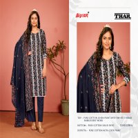Bipson Thar 2238 Wholesale Pure Cotton Linen Embroidery Work Dress Material