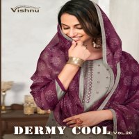 Vishnu Dermy Cool Vol-20 Wholesale PV Silk Dress Material