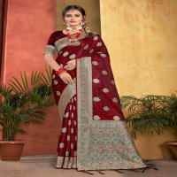 Bunawat Anju Wholesale Banarasi Silk Ethnic Sarees