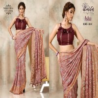 Kalpvelly Asha D.no 02 Wholesale Nilgiri Chiffon Indian Sarees