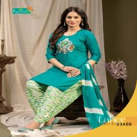 Kushals Laher Patiyala Wholesale Readymade Patiyala Dress