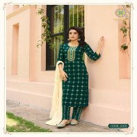 PASSION TREE HARVI VOL 1 FANCY STRAIGHT KURTI WITH PANT AND CHINON DUPATTA CATALOG