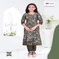 K9plus Rohi Wholesale Rayon Foil Print With Work Kurti And Pants