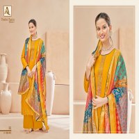 Alok Festive Fusion Vol-7 Wholesale Cotton Dyed With Embroidery Work Dress Material