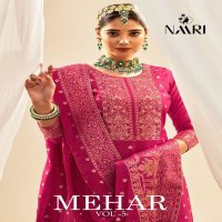 MEHAR VOL 5 BY NAARI SPECIAL WEDDING WEAR SALWAR KAMEEZ MATERIAL