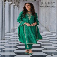 Kilory Silk Of Bandhej Vol-2 Wholesale Pure Viscose With Fancy Embroidery Work Dresses