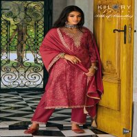 Kilory Silk Of Bandhej Vol-2 Wholesale Pure Viscose With Fancy Embroidery Work Dresses