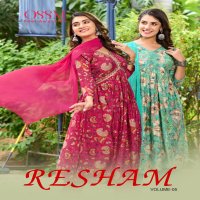 OSSM Resham Vol-5 Wholesale Alia Cut 3 Piece Dress Collection
