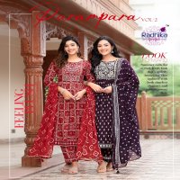 Radhika Parampara Vol-2 Wholesale Nayra Cut Gown With Pant And Dupatta