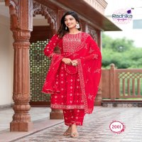 Radhika Parampara Vol-2 Wholesale Nayra Cut Gown With Pant And Dupatta