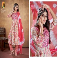 Master Navya Vol-7 Wholesale Nyra Cut Top With Pants And Dupatta