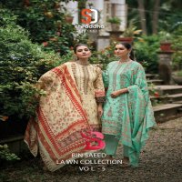 BIN SAEED LAWN COLLECTION VOL 5 BY SHRADDHA DESIGNER PAKISTANI SALWAR KAMEEZ MATERIAL