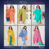 VEDYA PRESENT ISHINA FANCY WORK KURTI WITH PANT AND VISCOSE DUPATTA CATALOG