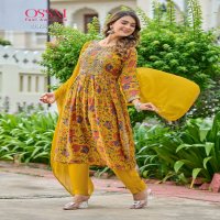 OSSM Mannat Vol-5 Wholesale Nyra Top With Pants And Dupatta