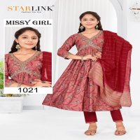 Starlink Missy Girl Wholesale Modal Viscose Ready Made 3 Piece Suits Combo