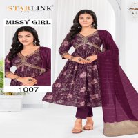 Starlink Missy Girl Wholesale Modal Viscose Ready Made 3 Piece Suits Combo