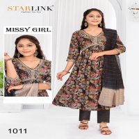 Starlink Missy Girl Wholesale Modal Viscose Ready Made 3 Piece Suits Combo