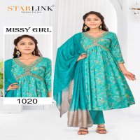 Starlink Missy Girl Wholesale Modal Viscose Ready Made 3 Piece Suits Combo
