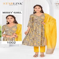 Starlink Missy Girl Wholesale Modal Viscose Ready Made 3 Piece Suits Combo