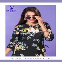 VIYAA DESIGNER STARBUCKS VOL 1 FANCY STYLE RAYON SHORT KURTIS