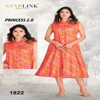 PRINCESS VOL 2.0 BY STARLINK FANCY CENTER CUT KURTI COMBO SET