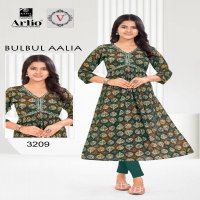 Artio Bulbul Aalia Wholesale Alia Cut Style Kurtis Combo