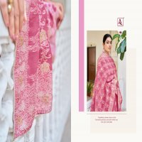 Alok Elegant Touch Wholesale Cotton Dyed With Thread Work And Swarovski Diamond Dress Material