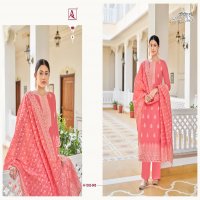 Alok Elegant Touch Wholesale Cotton Dyed With Thread Work And Swarovski Diamond Dress Material