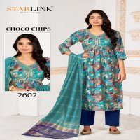 Starlink Choco Chips Wholesale Aaliya Work With Nayra Top With Pant And Dupatta