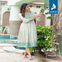 Kaya Label Wholesale Short Flair Accessories Work Kurtis