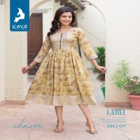 Kaya Label Wholesale Short Flair Accessories Work Kurtis