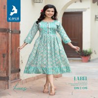 Kaya Label Wholesale Short Flair Accessories Work Kurtis