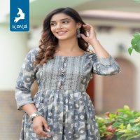 Kaya Label Wholesale Short Flair Accessories Work Kurtis