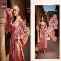 Fida Klara Wholesale Digital Silk And Wool Pashmina Winter Suits