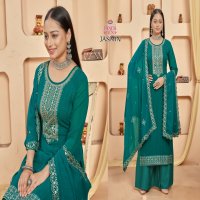 PANCH RATNA PRESENT JASMIN AMAZING WORK SALWAR KAMEEZ MATERIAL