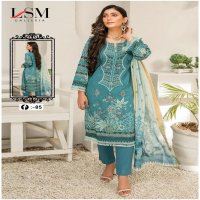 LSM GALLERIA PRESENT FIRDOUS QUEEN VOL 8 PAKISTANI EXCLUSIVE HEAVY LAWN SALWAR SUIT MATERIAL
