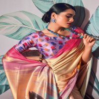 Rajpath Patang Wholesale Sattin Crepe With Digital Print Sarees