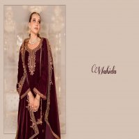 Sargam Wahida Wholesale 9000 Velvet With Embroidery Winter Suits