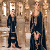 Sargam Wahida Wholesale 9000 Velvet With Embroidery Winter Suits