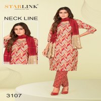 Starlink Neck Line Wholesale Modal Viscose Neck Work Kurtis With Pant And Dupatta