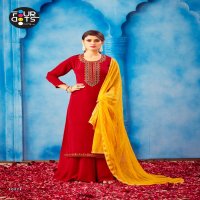 Fourdots Shivani Wholesale Pure Natural Crepe Work Dress Material