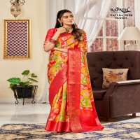 RAJPATH SUNHERI 165001-165008 SERIES FANTASTIC SATIN DIGITAL PRINT SAREES