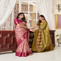 RAJPATH SUNHERI 165001-165008 SERIES FANTASTIC SATIN DIGITAL PRINT SAREES