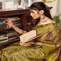 RAJPATH SUNHERI 165001-165008 SERIES FANTASTIC SATIN DIGITAL PRINT SAREES